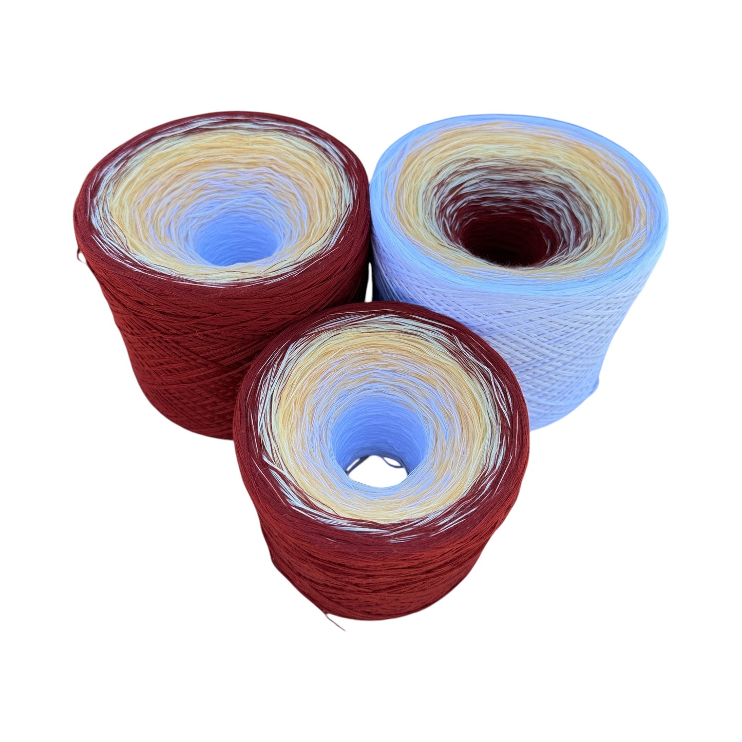 Hawthorn, May Birth Flower, Gradient Cotton Natural Fiber Yarn - Rena'sThreadandCrafts