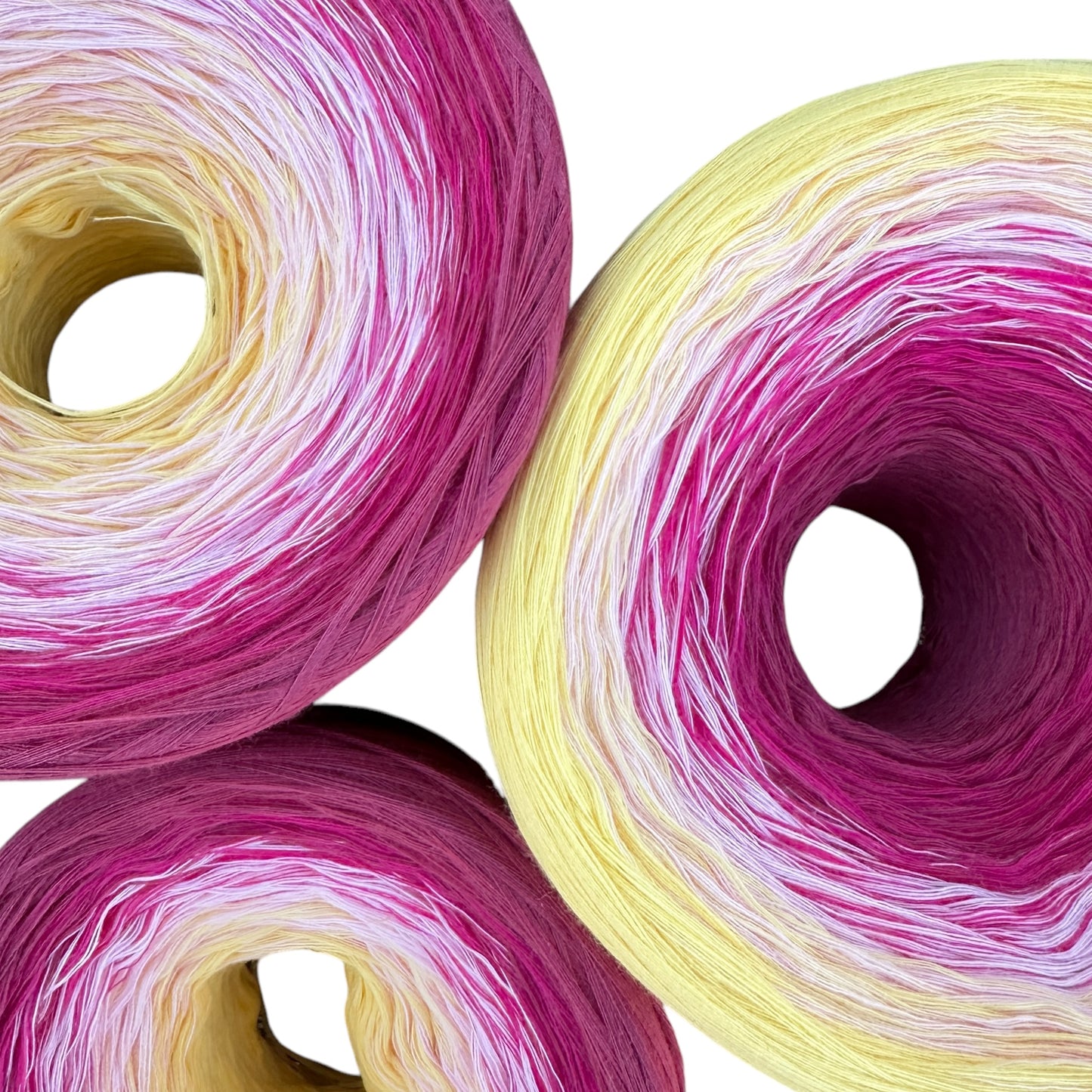 Honeysuckle, June Birth Flower, Gradient Cotton Natural Fiber Yarn - Rena'sThreadandCrafts