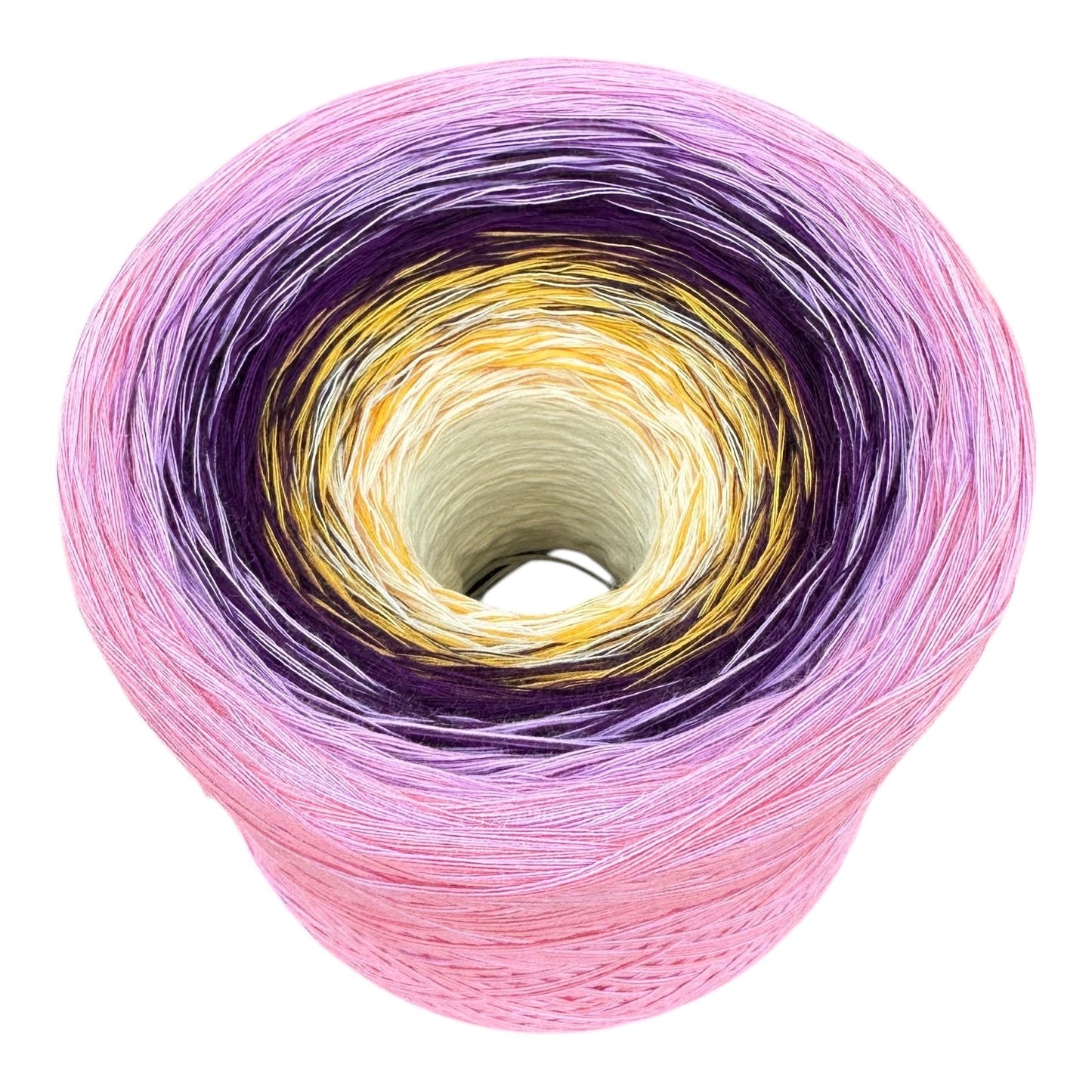 Iris , February Birth Flower, Gradient Cotton Natural Fiber Yarn - Rena'sThreadandCrafts