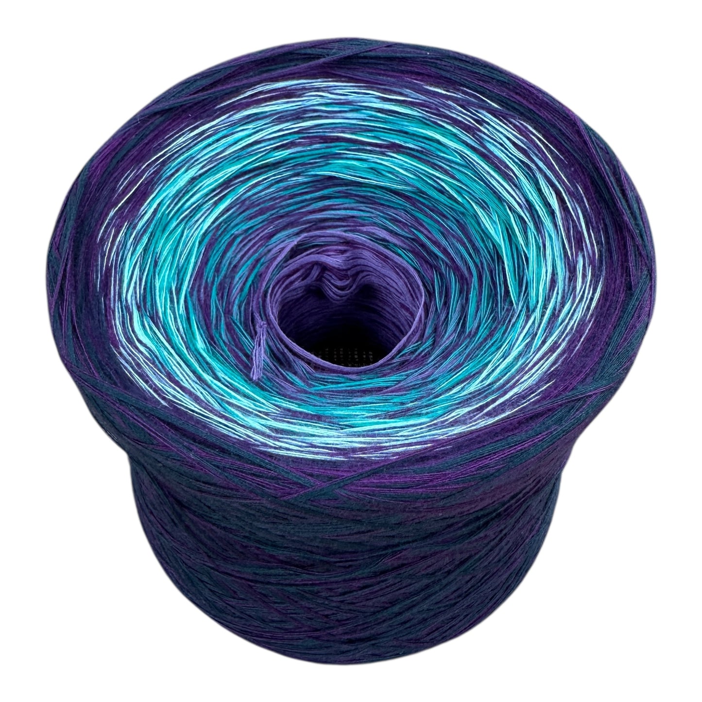 Michi Purple Teal Mix, Gradient Cotton Natural Fiber Yarn - Rena'sThreadandCrafts