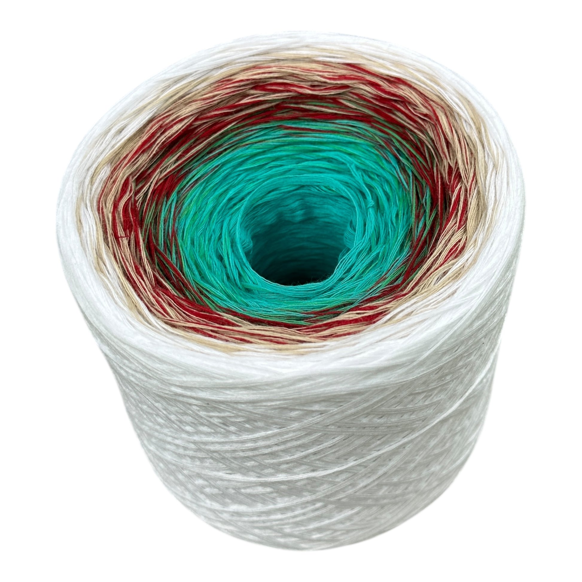 Michi’s Teal Garden, Gradient Yarn - Rena'sThreadandCrafts