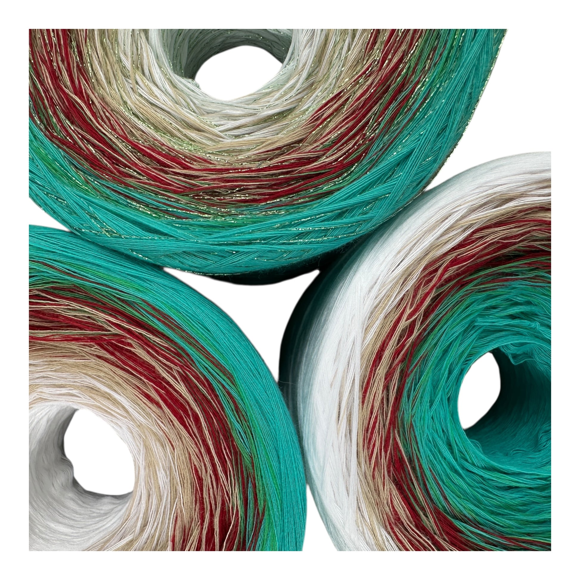 Michi’s Teal Garden, Gradient Yarn - Rena'sThreadandCrafts
