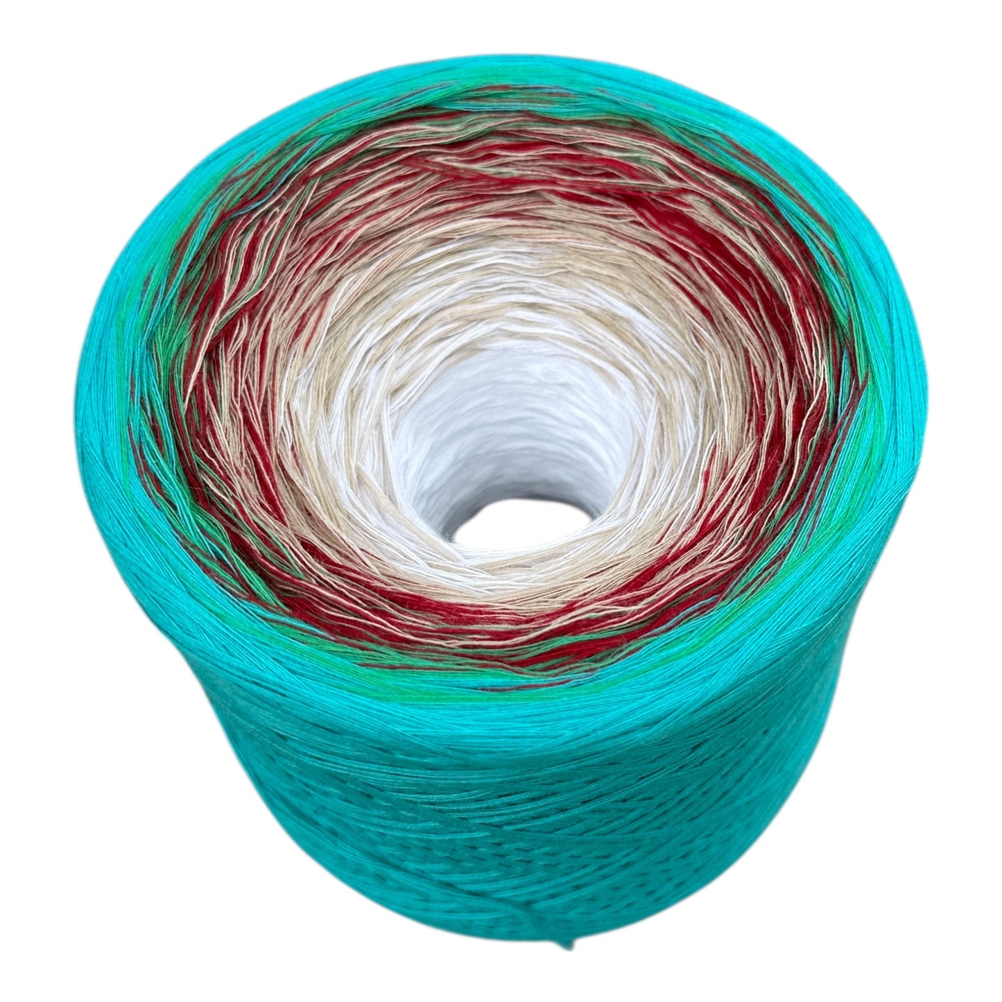 Michi’s Teal Garden, Gradient Yarn - Rena'sThreadandCrafts