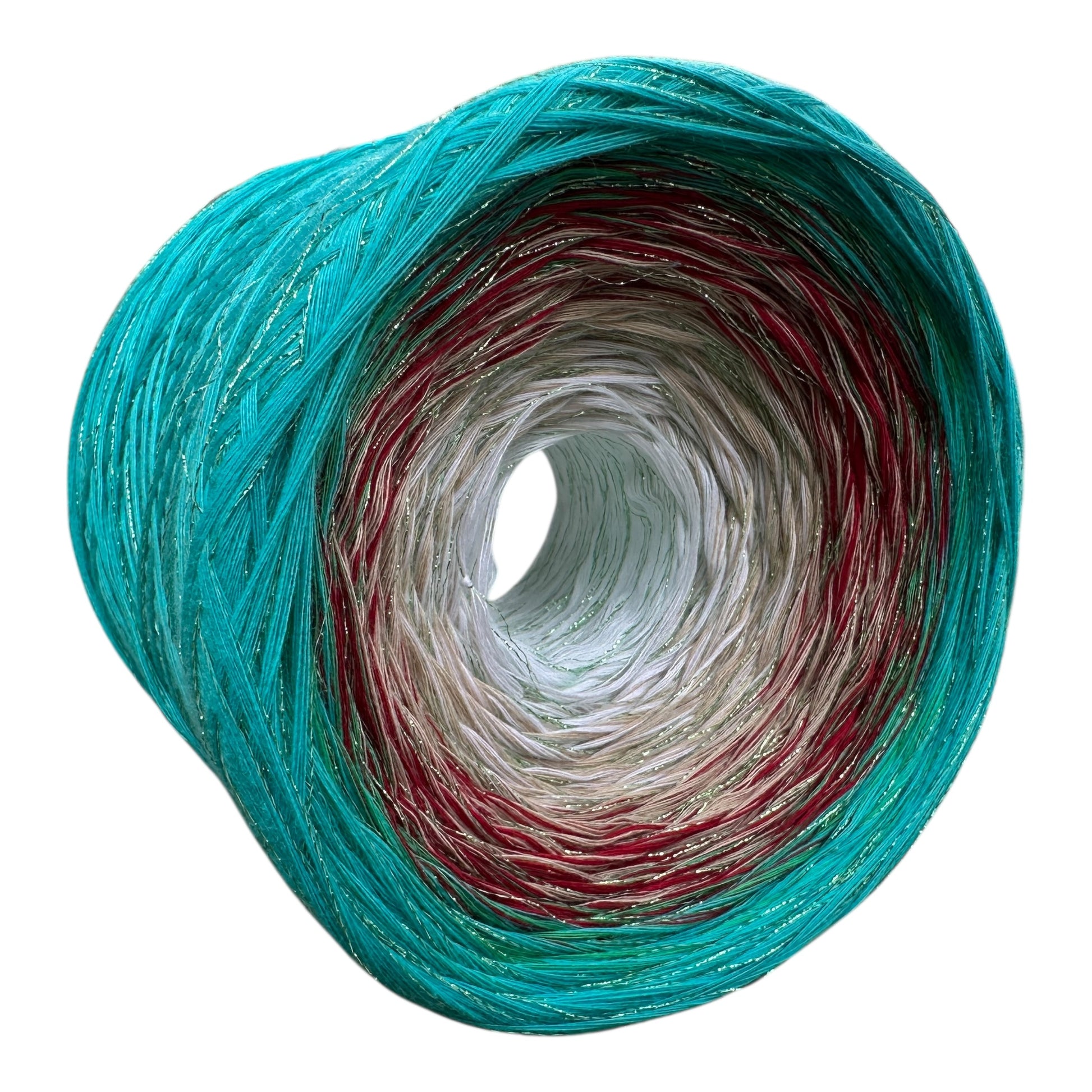 Michi’s Teal Garden, Gradient Yarn - Rena'sThreadandCrafts