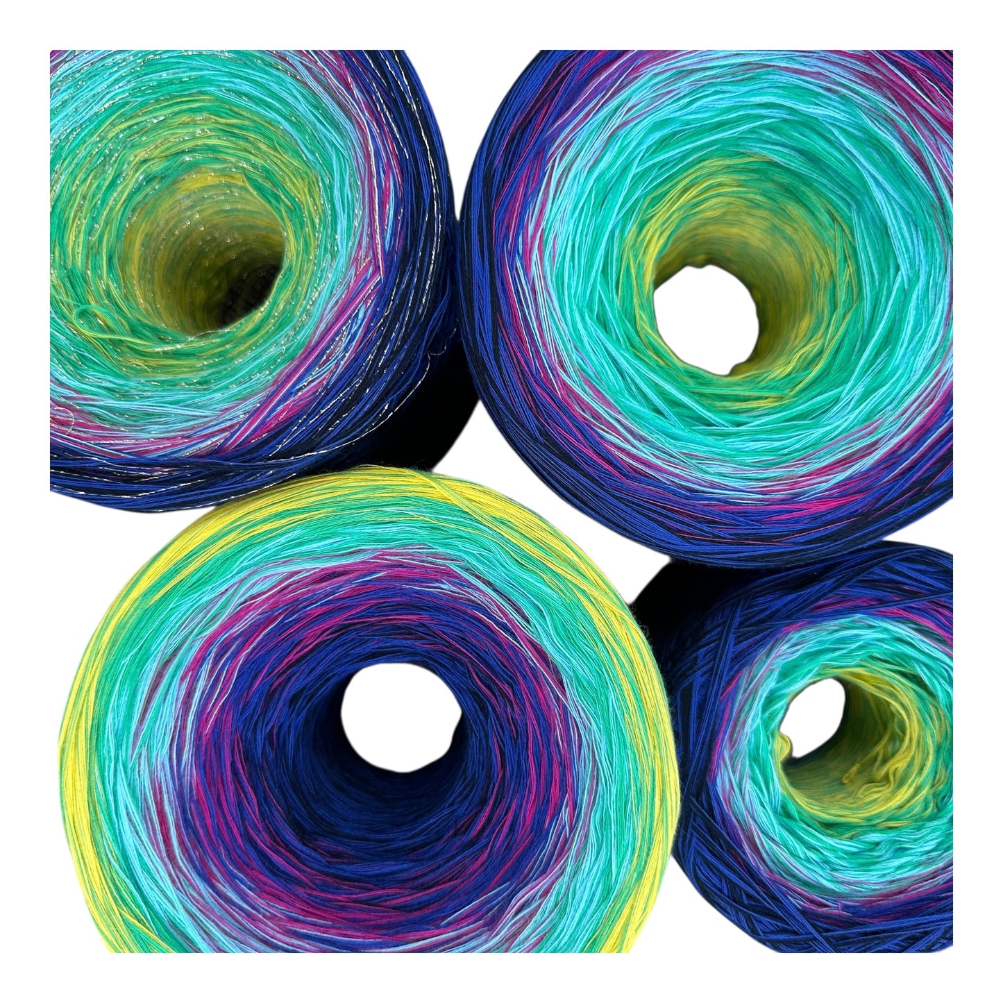 Party Lights, Gradient Cotton Natural Fiber Yarn - Rena'sThreadandCrafts