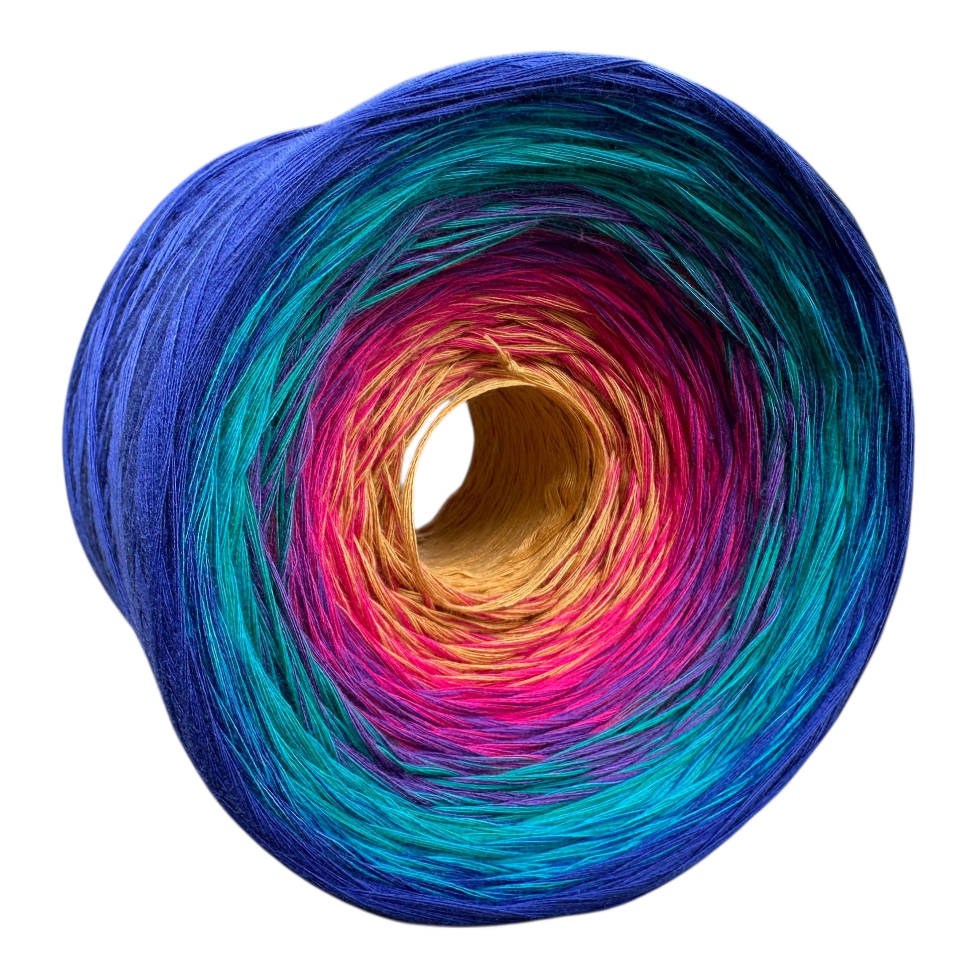 Playful Fleur - de lis, Gradient Cotton Natural Fiber Yarn - Rena'sThreadandCrafts