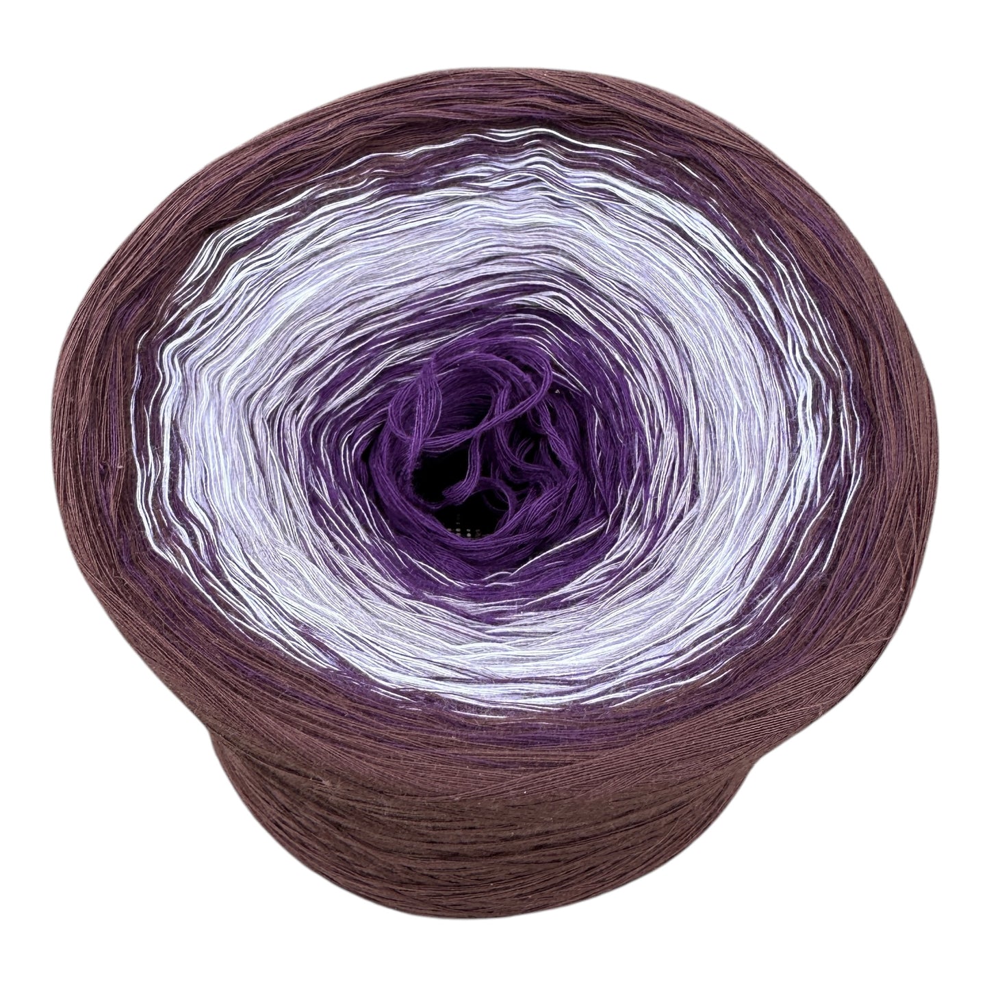 Rich Eggplant, Gradient Cotton Natural Fiber Yarn - Rena'sThreadandCrafts