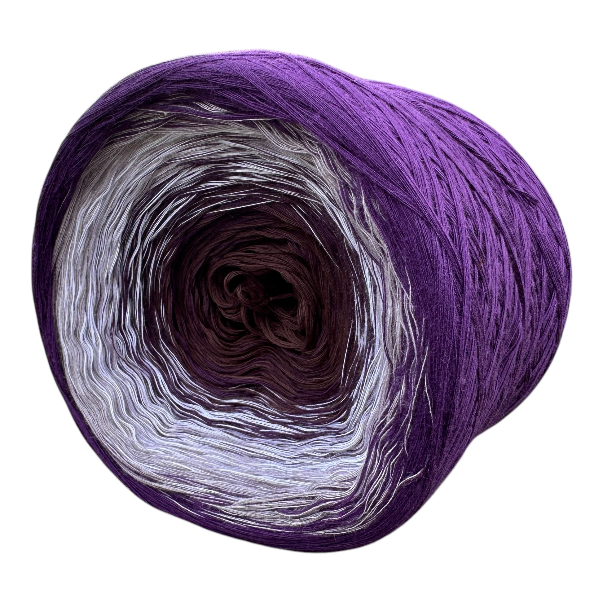 Rich Eggplant, Gradient Cotton Natural Fiber Yarn - Rena'sThreadandCrafts