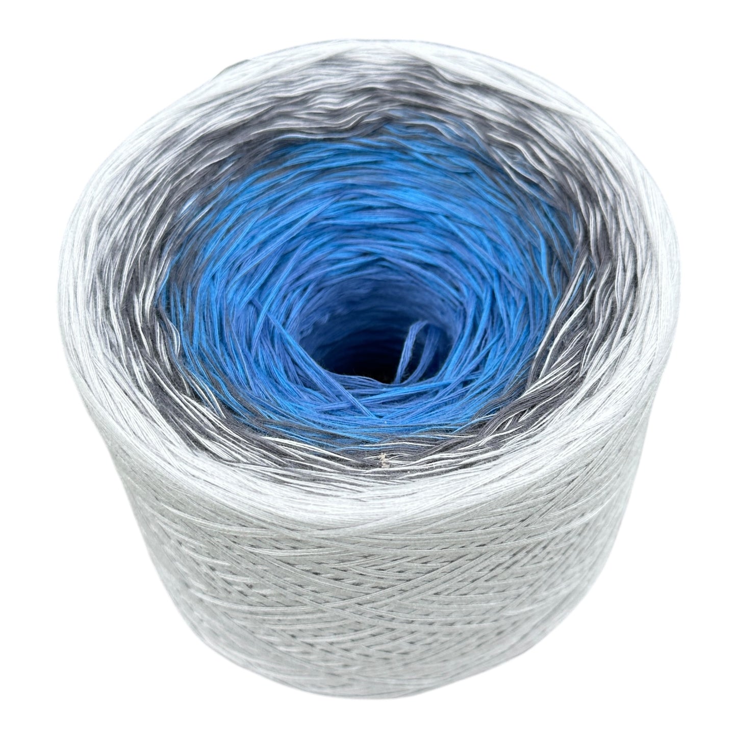 Tied With Love : Blue & Gray, Gradient Yarn - Rena'sThreadandCrafts