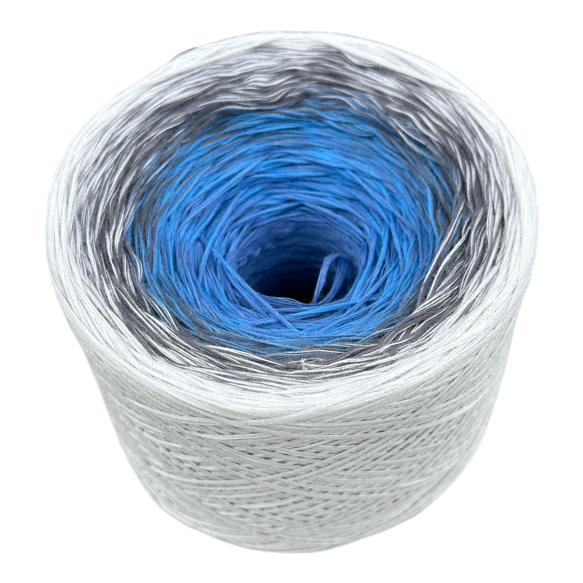 Tied With Love : Blue & Gray, Gradient Yarn - Rena'sThreadandCrafts