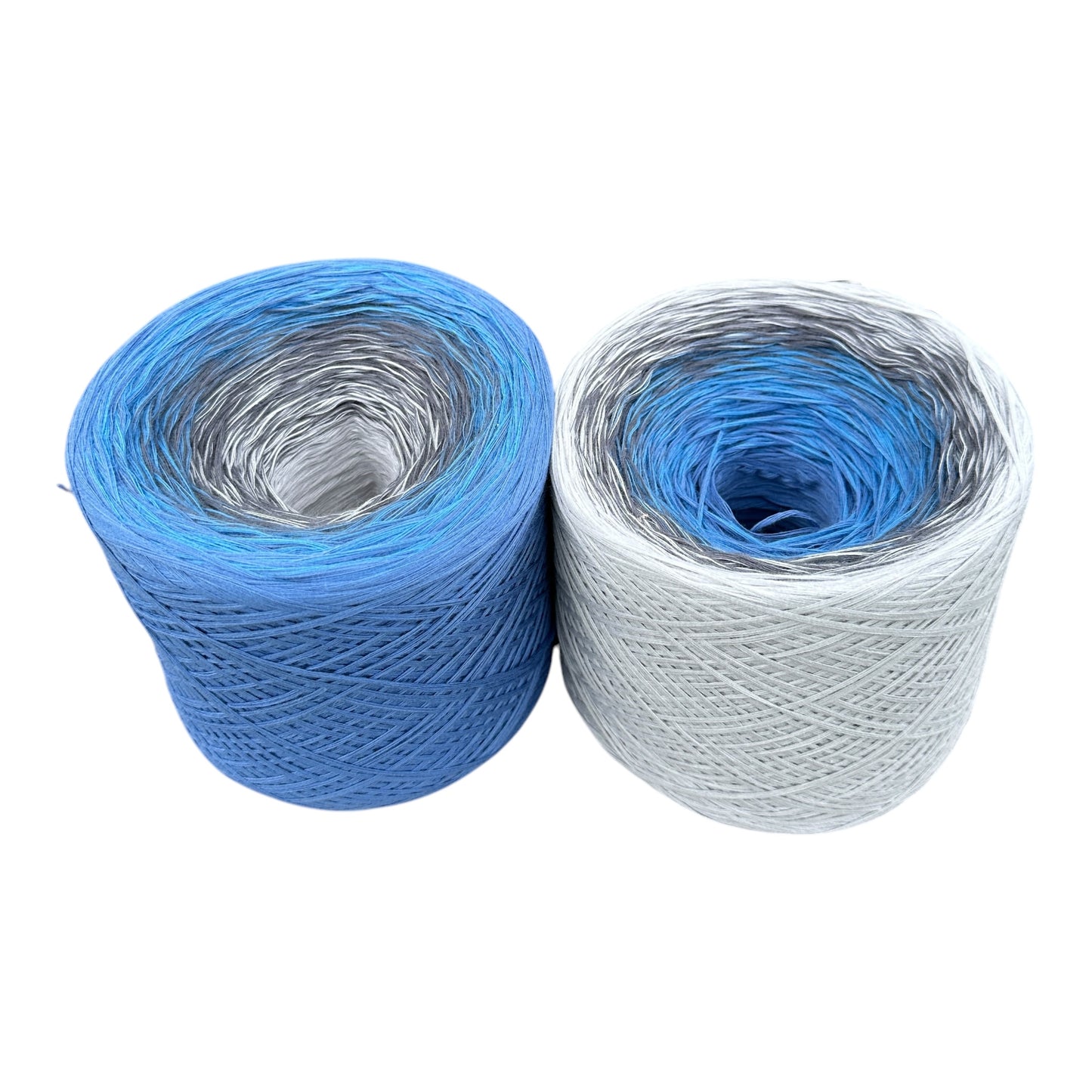 Tied With Love : Blue & Gray, Gradient Yarn - Rena'sThreadandCrafts