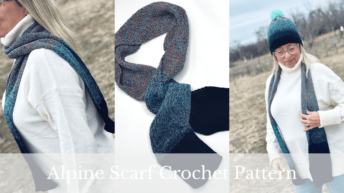 Alpine Scarf Crochet Pattern - Rena'sThreadandCrafts