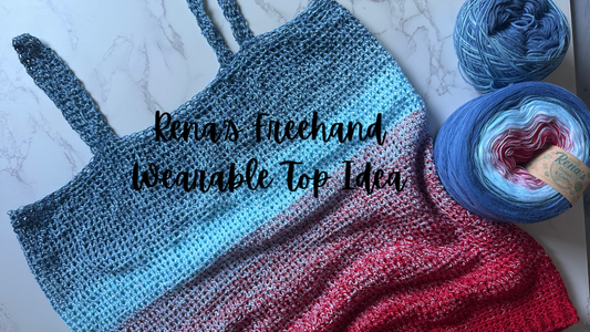 Easy Crochet Top Idea: How to Freehand a Wearable Top