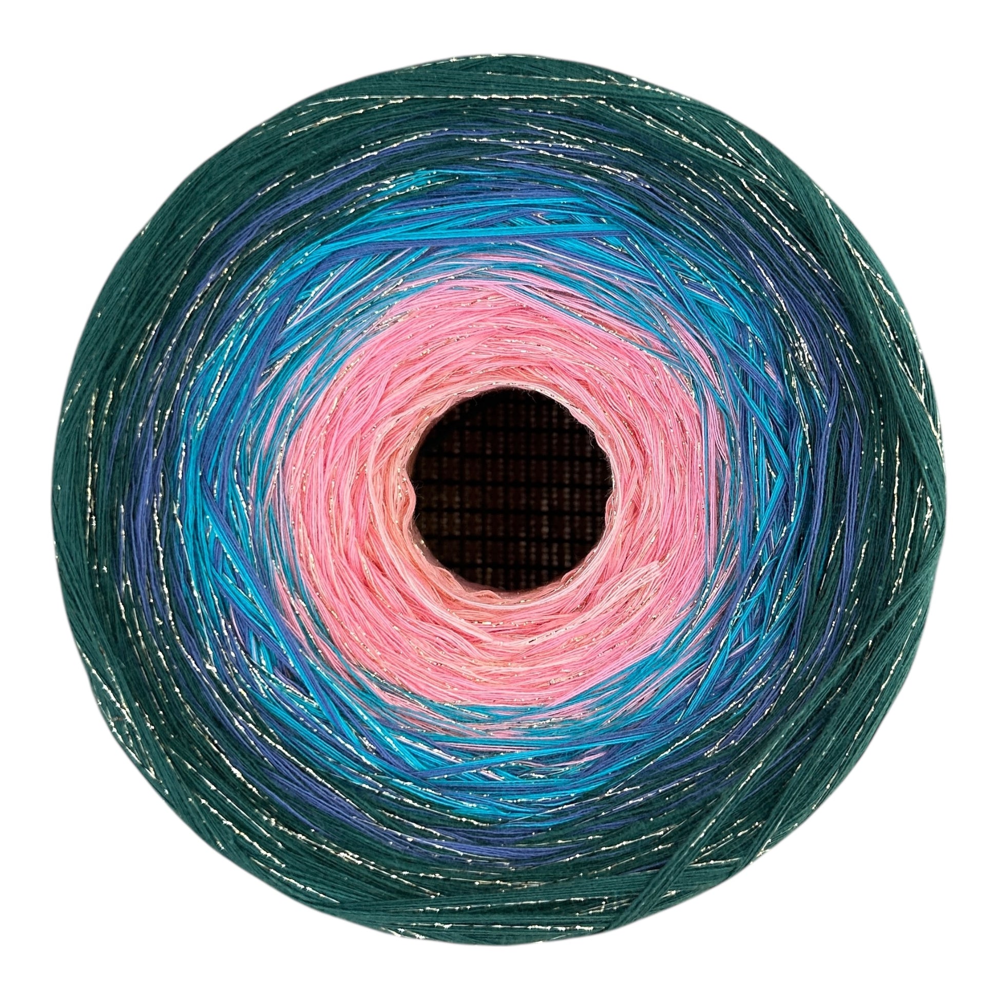 Celestial Lake Sparkle, Gradient Yarn With Sparkle - Rena'sThreadandCrafts