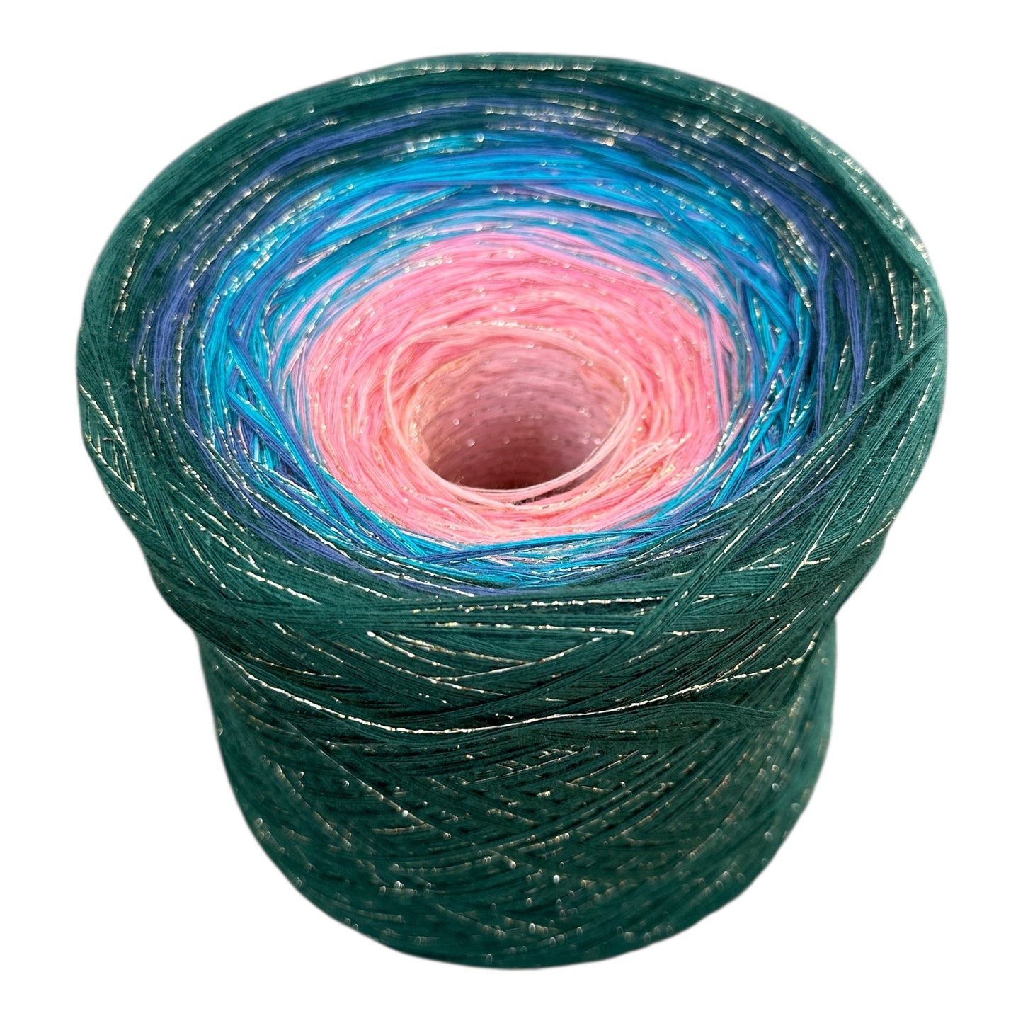 Celestial Lake Sparkle, Gradient Yarn With Sparkle - Rena'sThreadandCrafts