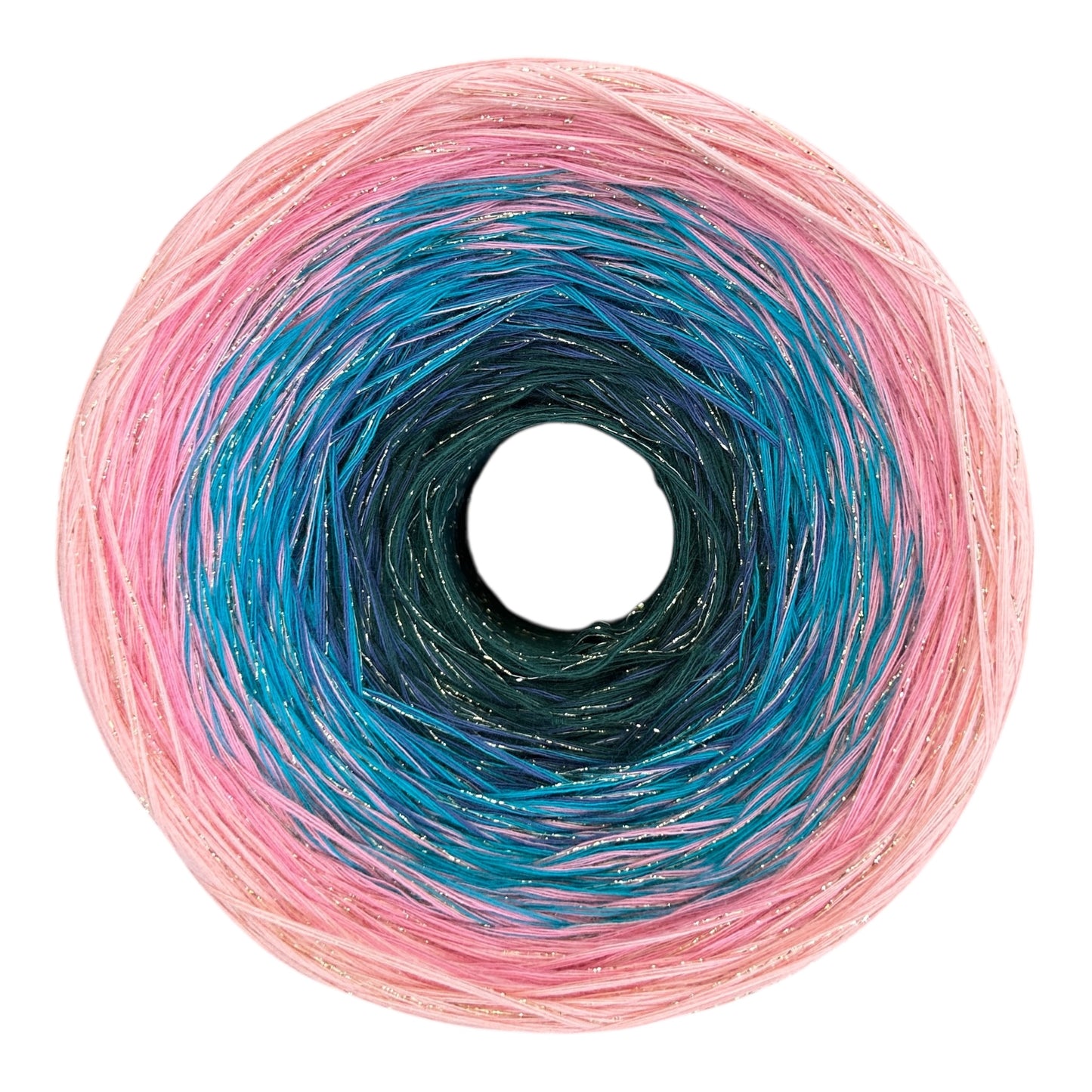 Celestial Lake Sparkle, Gradient Yarn With Sparkle - Rena'sThreadandCrafts