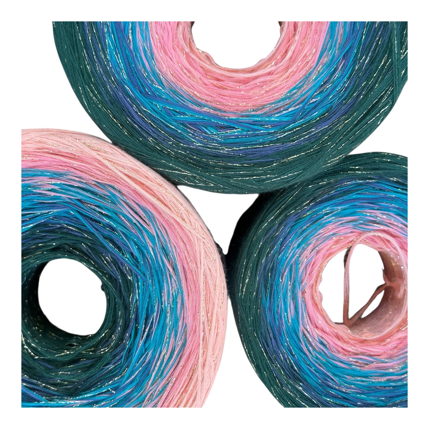 Celestial Lake Sparkle, Gradient Yarn With Sparkle - Rena'sThreadandCrafts