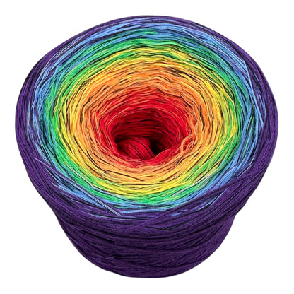 Gothic Rainbow Gradient Cotton Natural Fiber Yarn - Rena'sThreadandCrafts