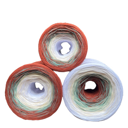 Inner Strength, Gradient Cotton Natural Fiber Yarn - Rena'sThreadandCrafts