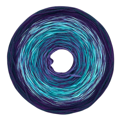 Michi Purple Teal Mix, Gradient Cotton Natural Fiber Yarn - Rena'sThreadandCrafts