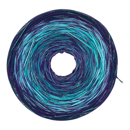 Michi Purple Teal Mix, Gradient Cotton Natural Fiber Yarn - Rena'sThreadandCrafts