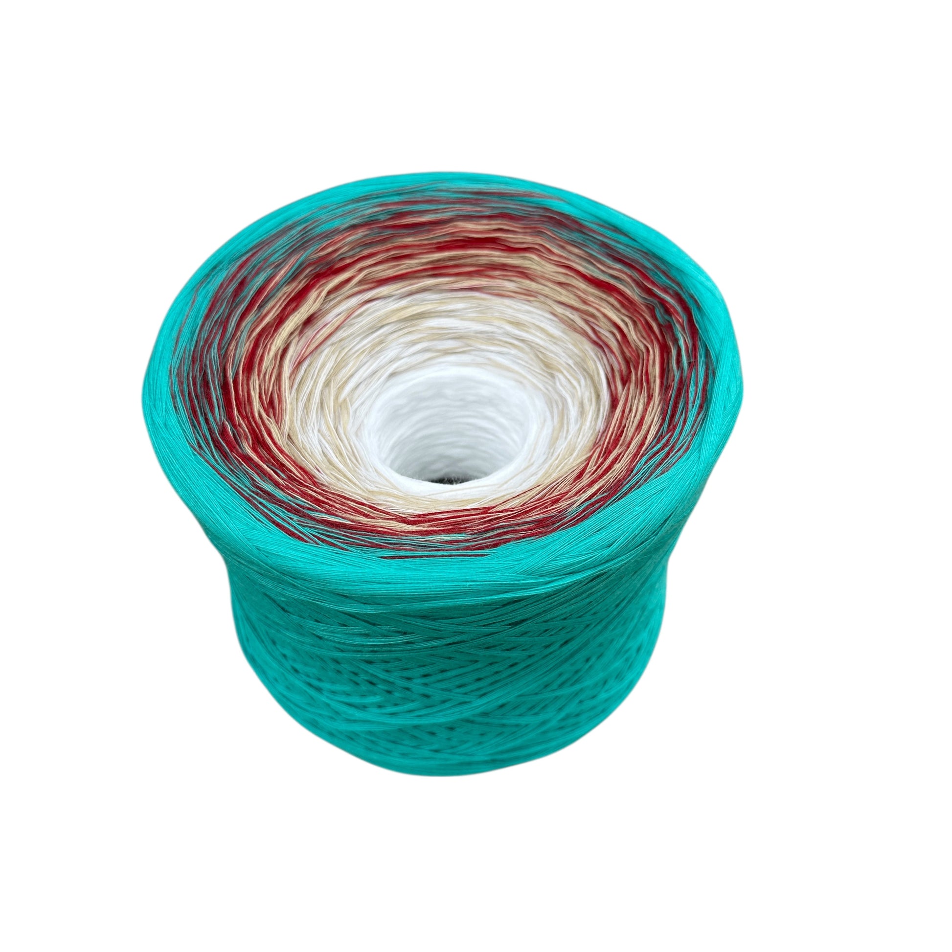 Michi’s Blushing Teal, Gradient Yarn - Rena'sThreadandCrafts