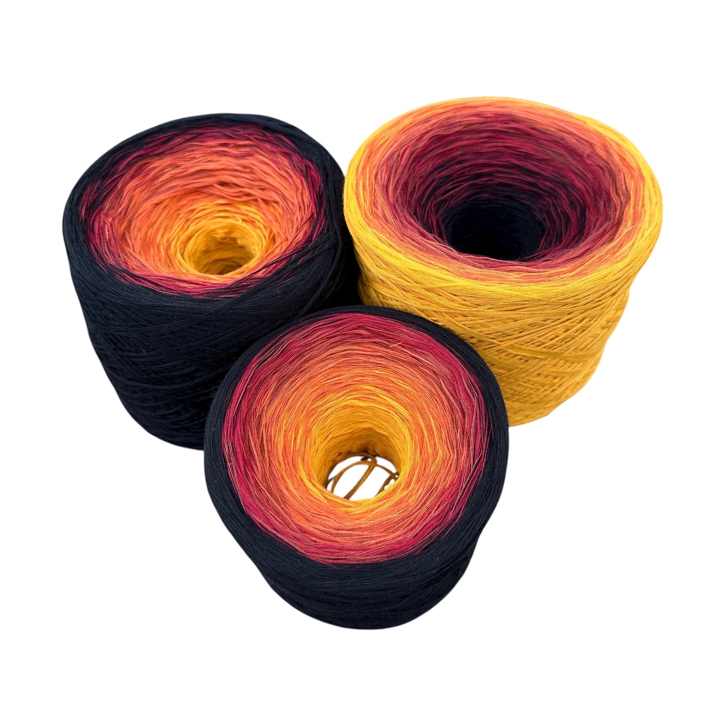 November - Chrysanthemum, Gradient Cotton Natural Fiber Yarn - Rena'sThreadandCrafts