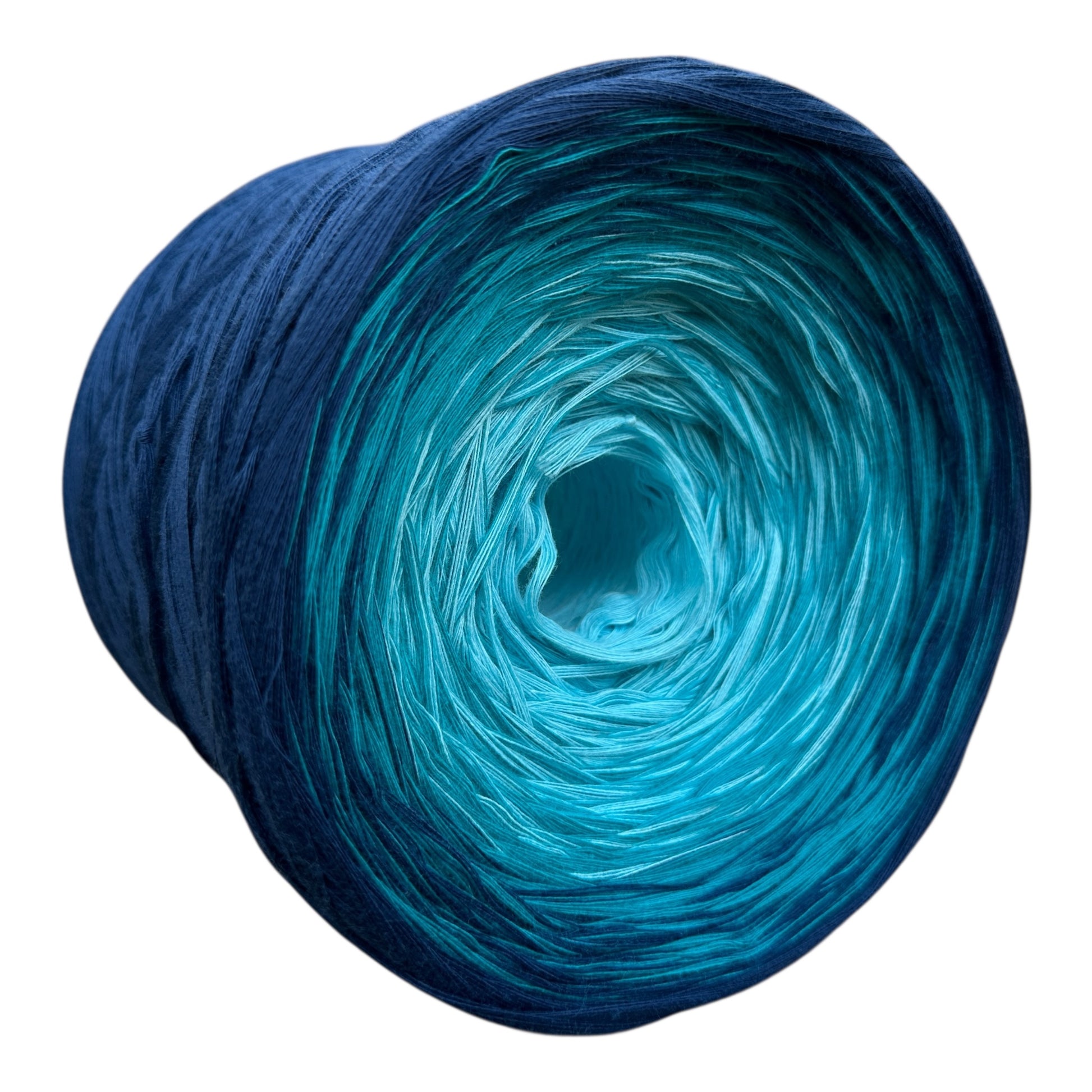 Ocean's Depth, 12ply cotton, Ombre Cotton Natural Fiber Yarn - Rena'sThreadandCrafts
