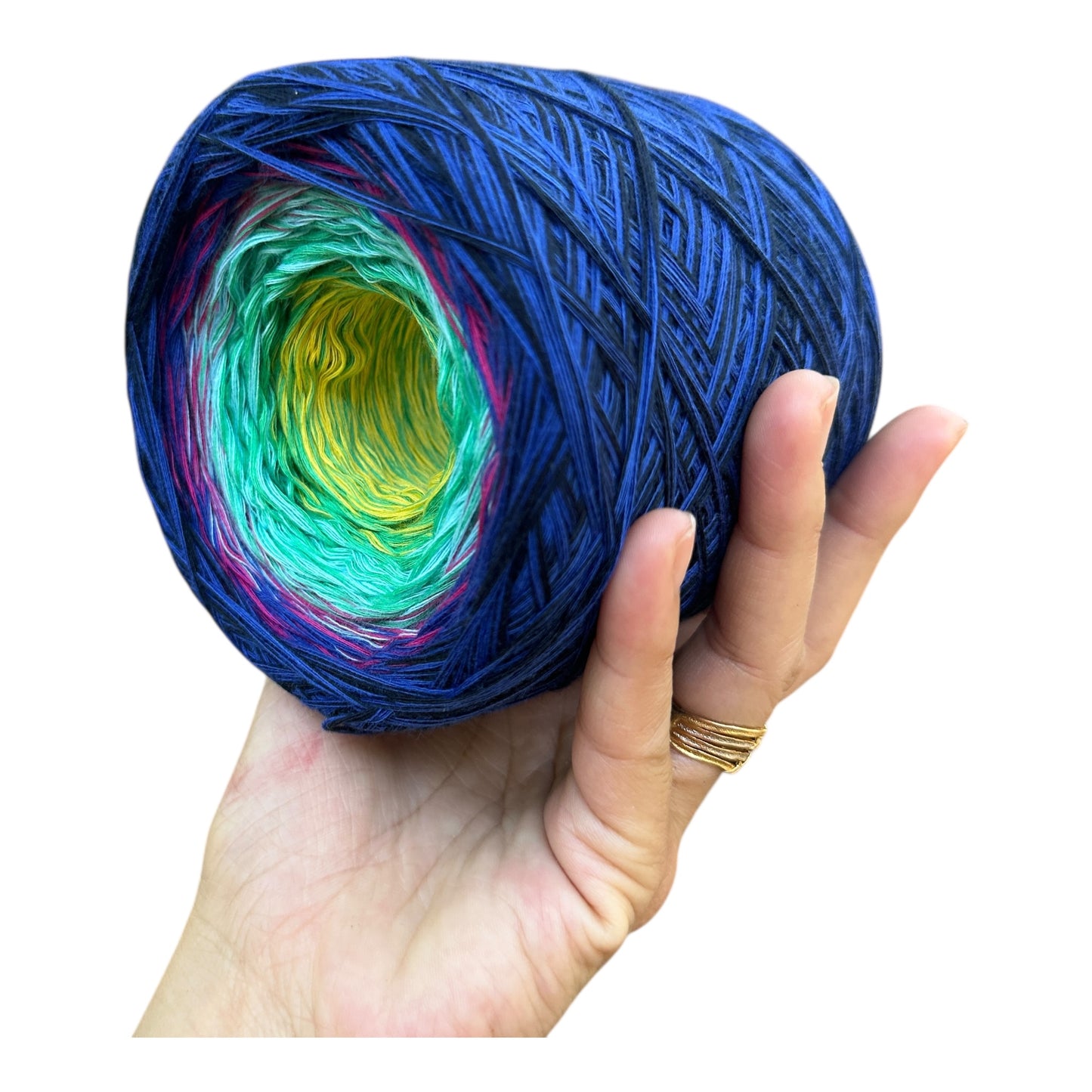 Party Lights, Gradient Cotton Natural Fiber Yarn - Rena'sThreadandCrafts
