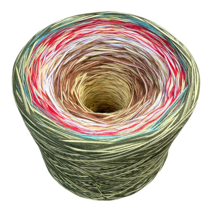Pineapple Play Mix, Gradient Cotton Natural Fiber Yarn