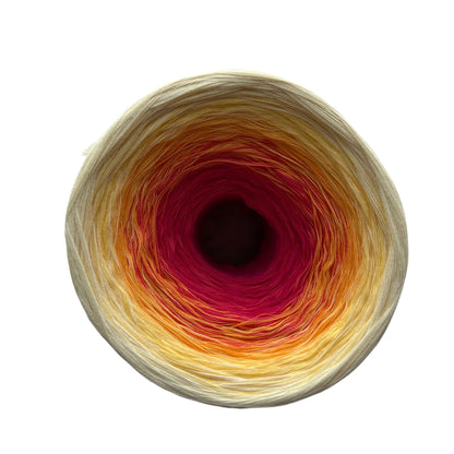 Positive Pink, Gradient Cotton Natural Fiber Yarn-YARN-1400-Light-Renas Thread and Crafts