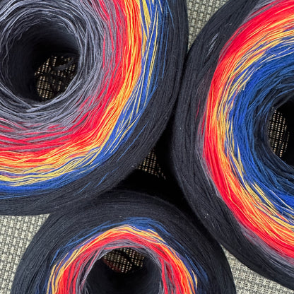 Rat King, Gradient Cotton Natural Fiber Yarn - Rena'sThreadandCrafts