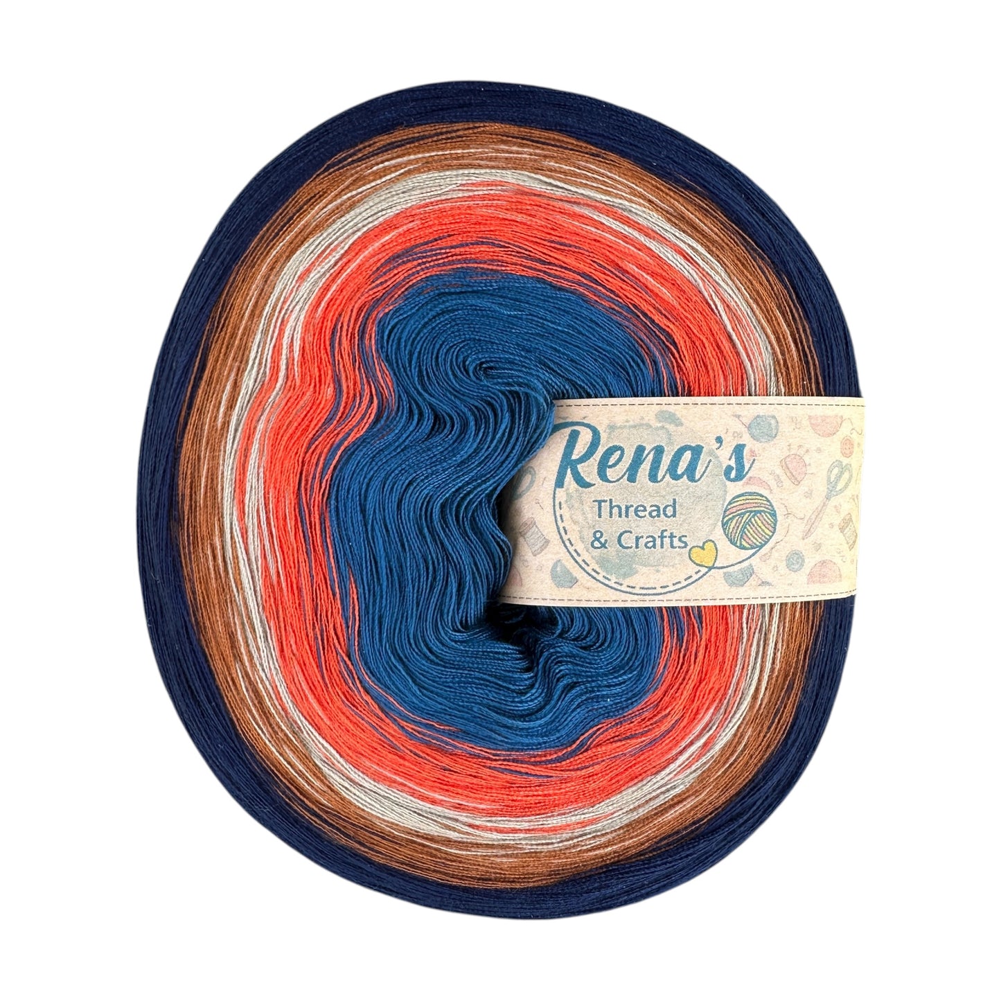 Rustic Plaid Polyester Gradient Yarn - Rena'sThreadandCrafts