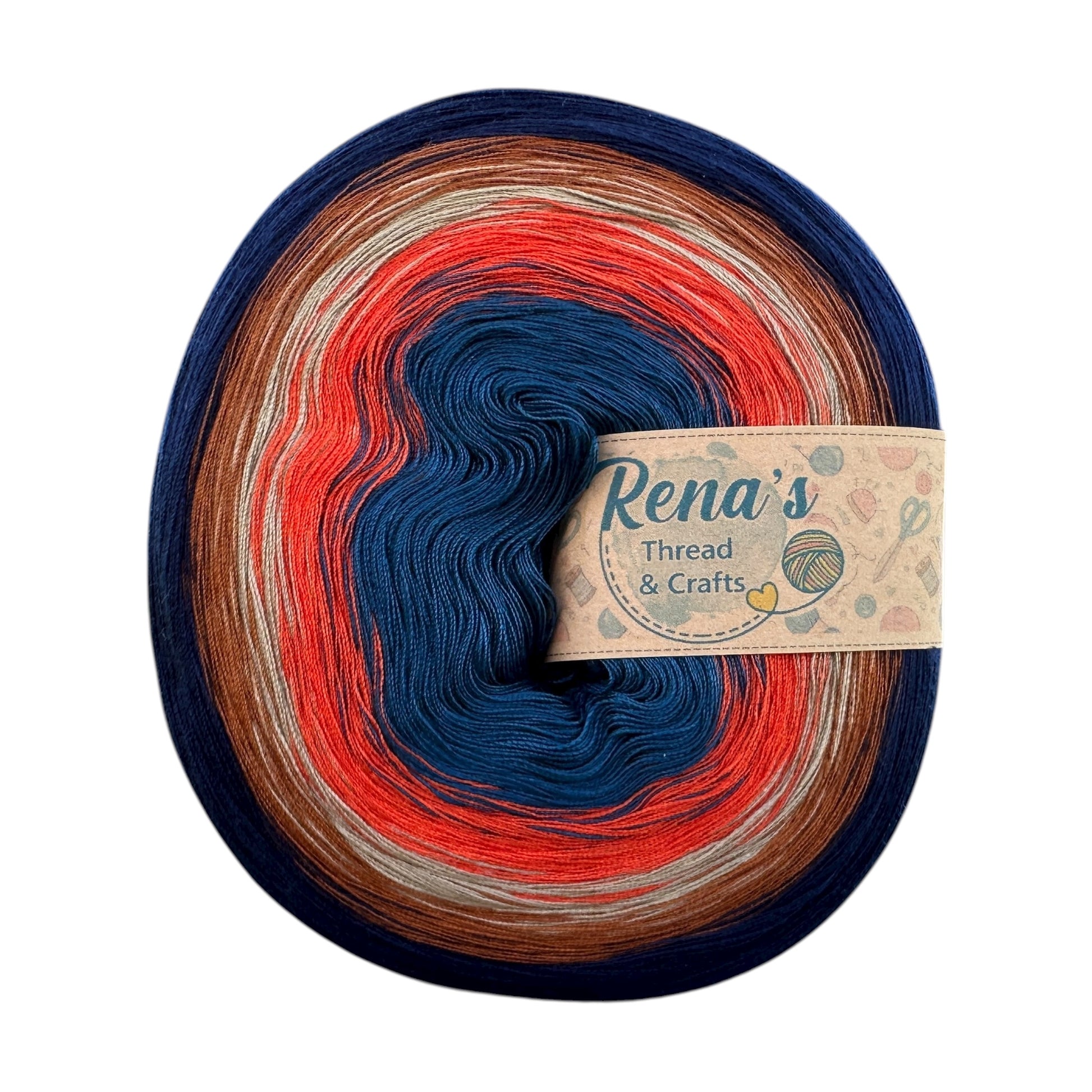 Rustic Plaid Polyester Gradient Yarn - Rena'sThreadandCrafts