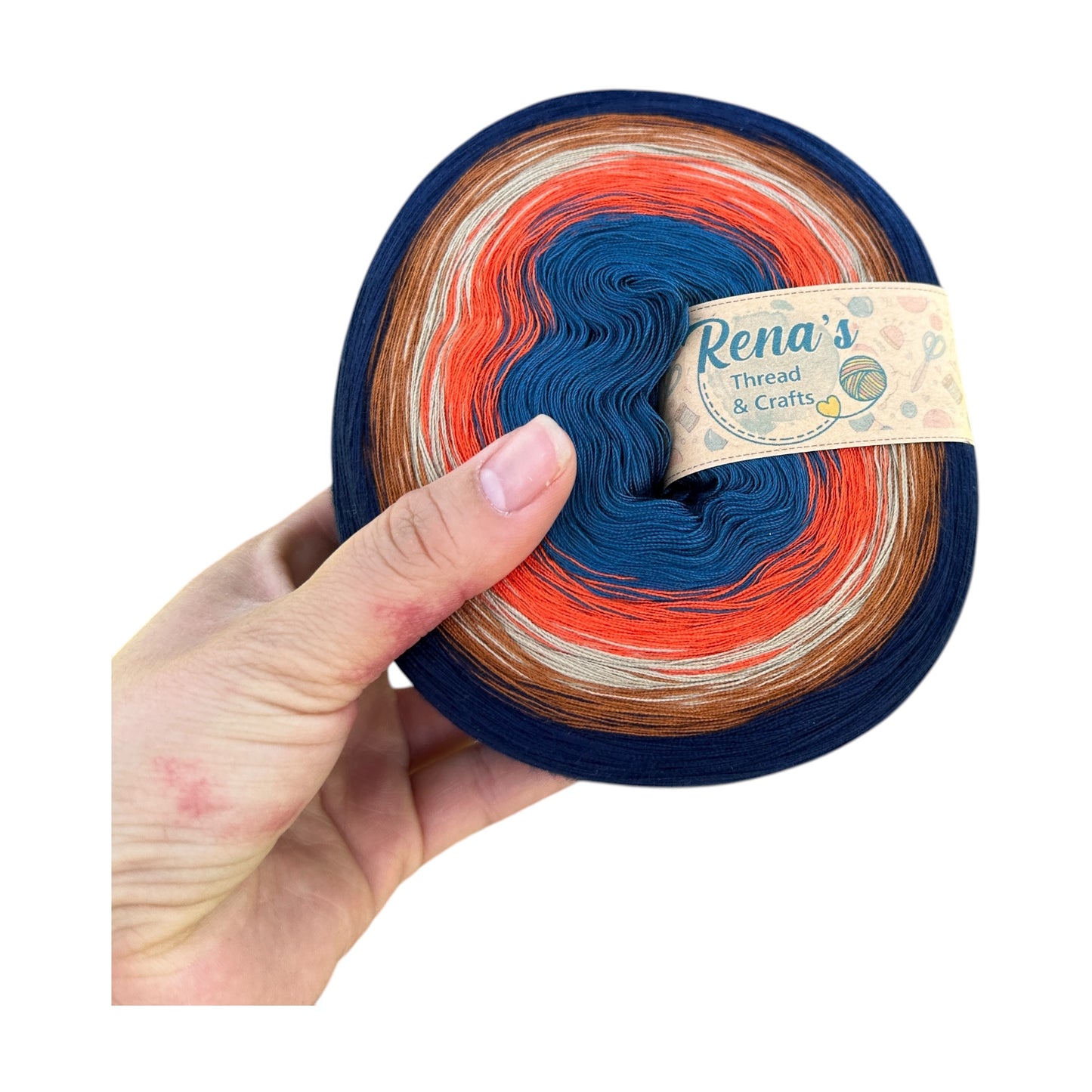 Rustic Plaid Polyester Gradient Yarn - Rena'sThreadandCrafts