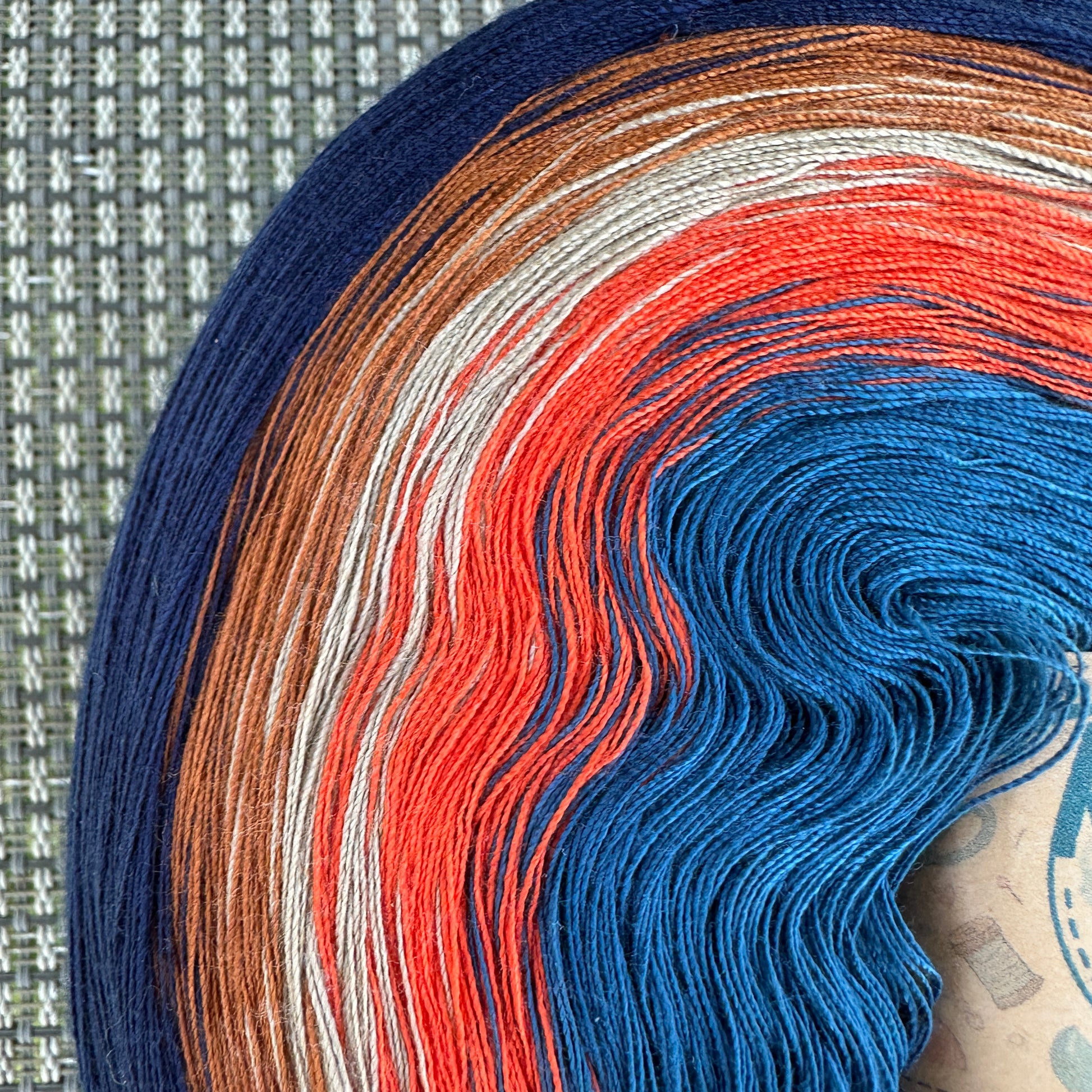 Rustic Plaid Polyester Gradient Yarn - Rena'sThreadandCrafts