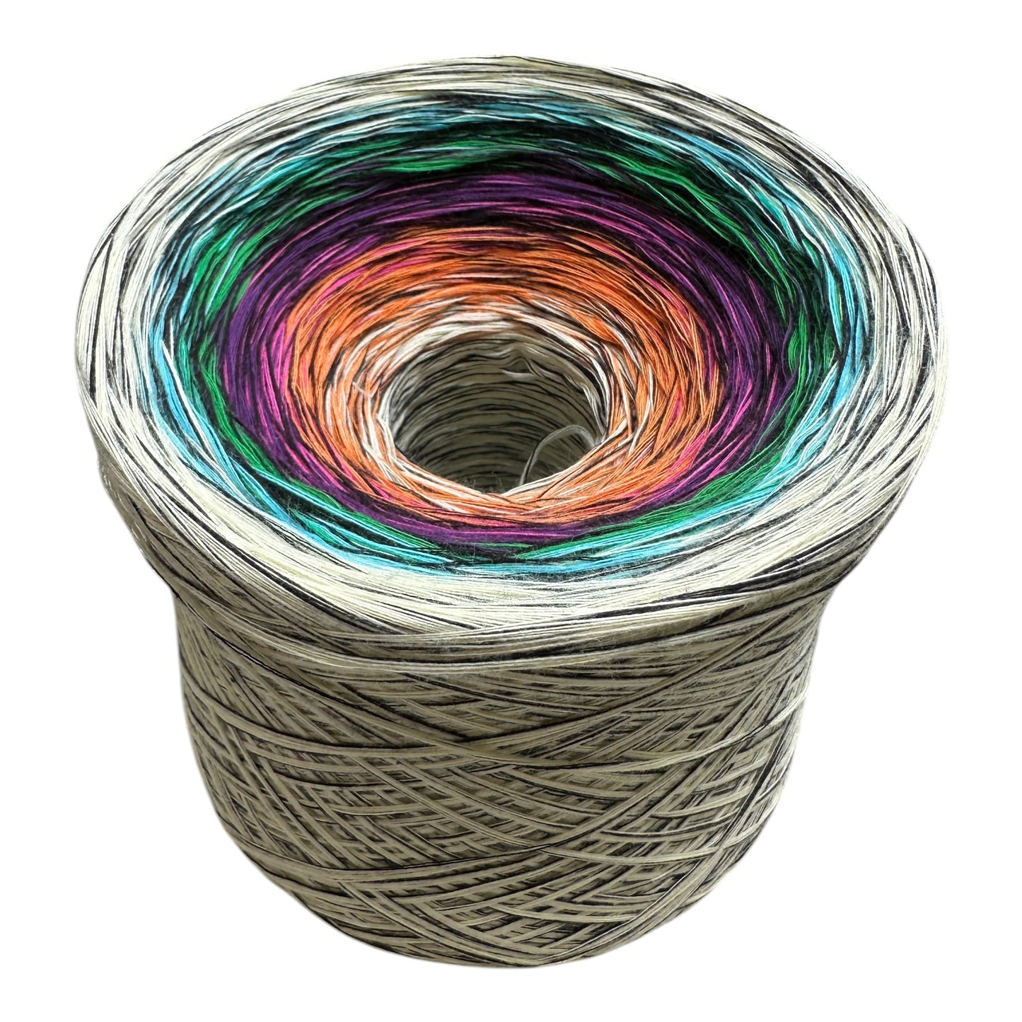 Stained Glass V1 Inspired Gradient Cotton Natural Fiber Yarn