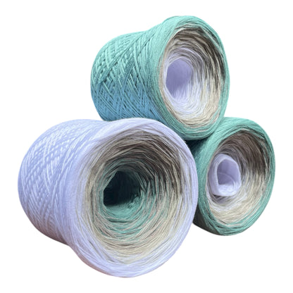 Start Fresh, Gradient Cotton Natural Fiber Yarn - Rena'sThreadandCrafts