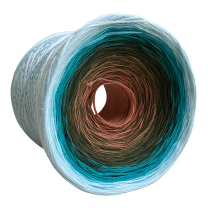 The Hills are Alive, Gradient Cotton Natural Fiber Yarn