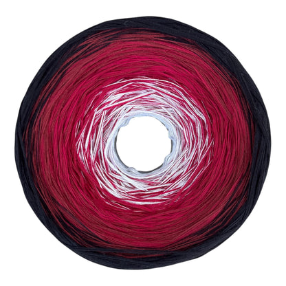 Tied With Love : Red & Gray, Gradient Cotton Natural Fiber Yarn - Rena'sThreadandCrafts
