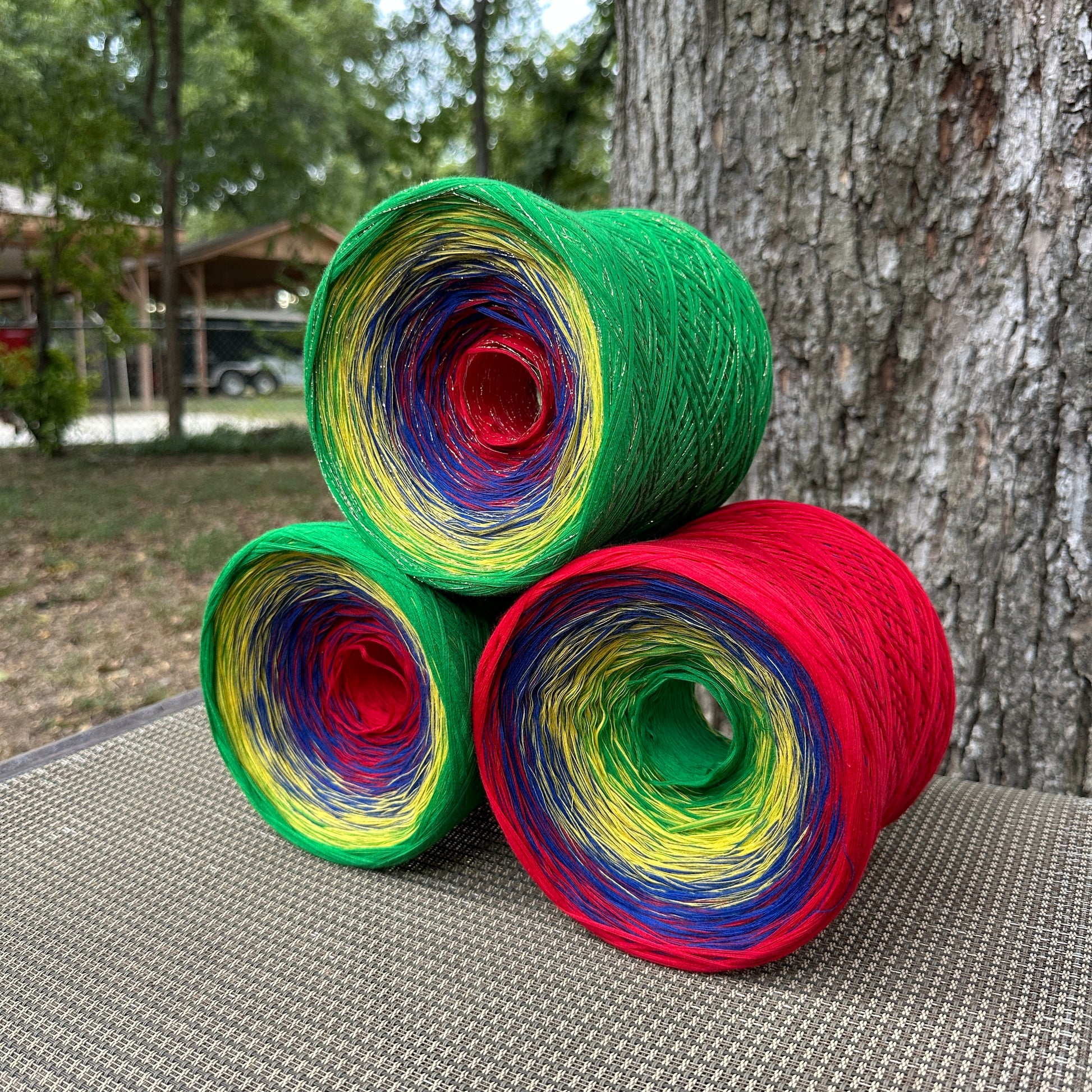 Toy Soldier Twist, Gradient Yarn - Rena'sThreadandCrafts