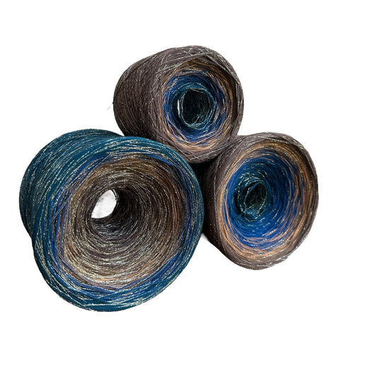 Tree of Life, Gradient Yarn With Sparkle - Rena'sThreadandCrafts