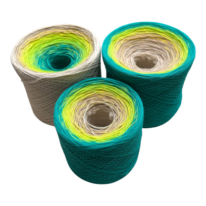 Yellow Brick Road, Gradient Cotton Natural Fiber Yarn
